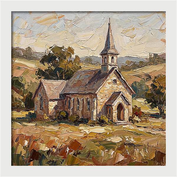 Country Church In Soft Light
