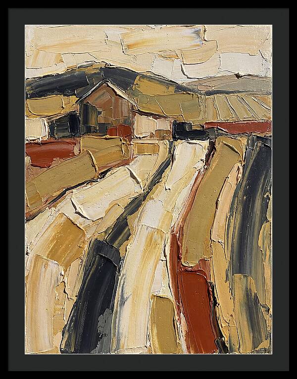 Country Farmhouse Landscape