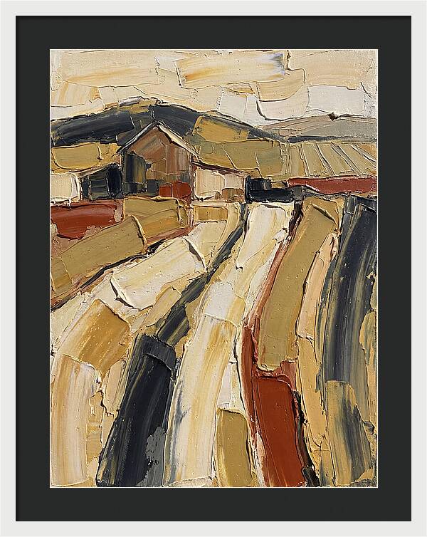 Country Farmhouse Landscape