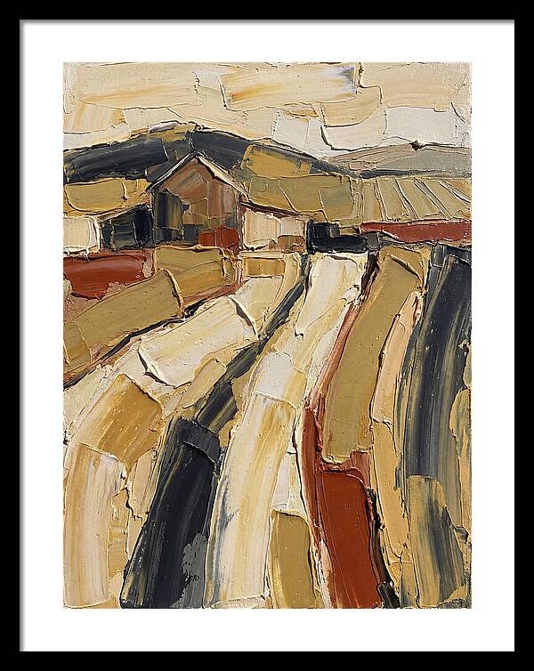 Country Farmhouse Landscape