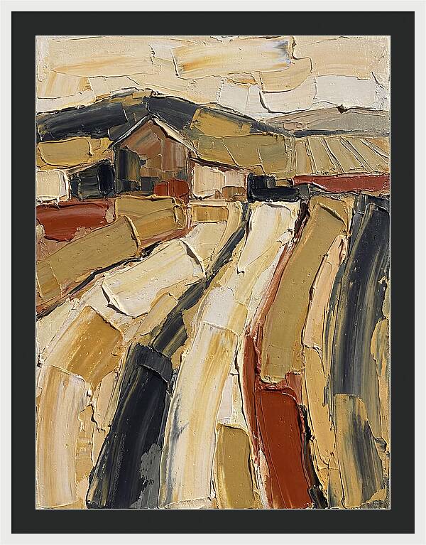 Country Farmhouse Landscape