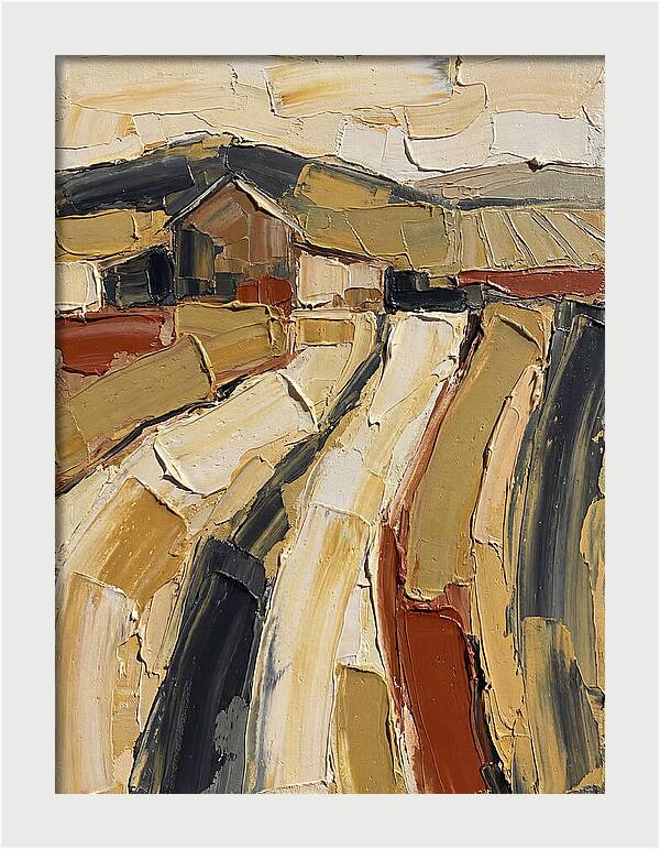Country Farmhouse Landscape