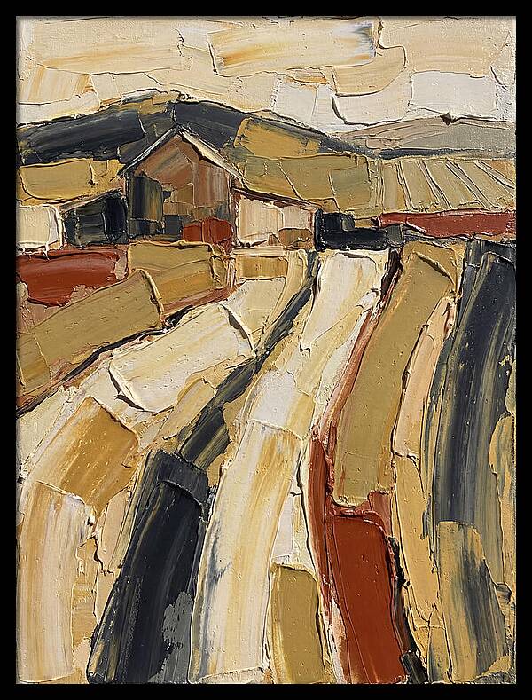 Country Farmhouse Landscape