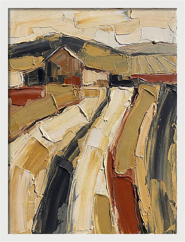 Country Farmhouse Landscape