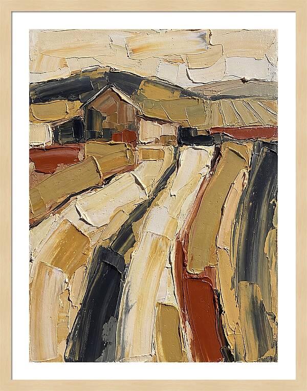 Country Farmhouse Landscape
