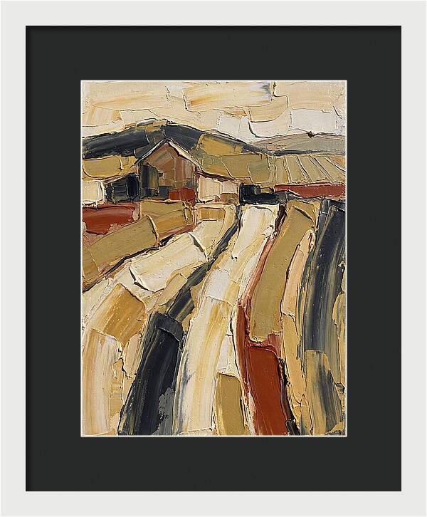 Country Farmhouse Landscape
