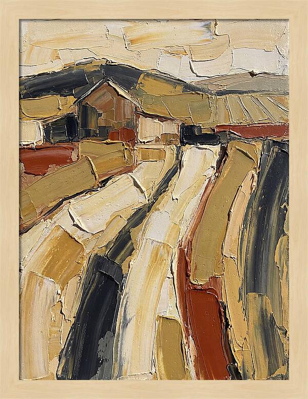 Country Farmhouse Landscape