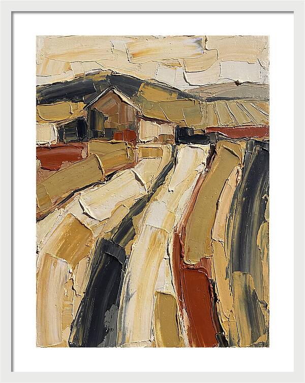 Country Farmhouse Landscape