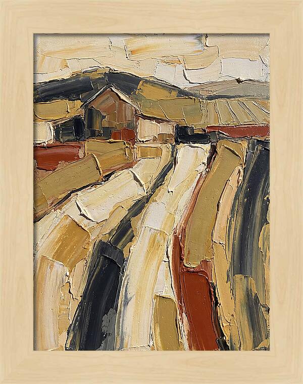 Country Farmhouse Landscape