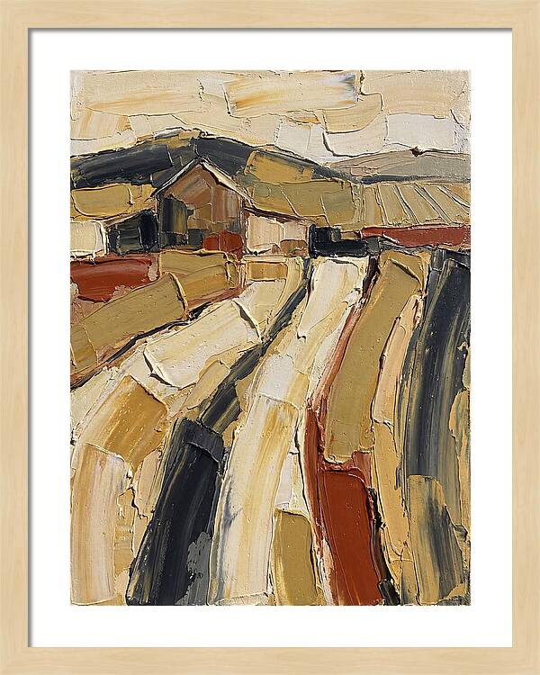 Country Farmhouse Landscape