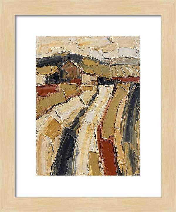 Country Farmhouse Landscape