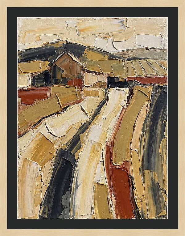 Country Farmhouse Landscape
