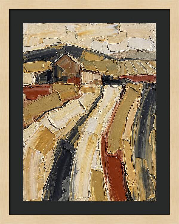 Country Farmhouse Landscape