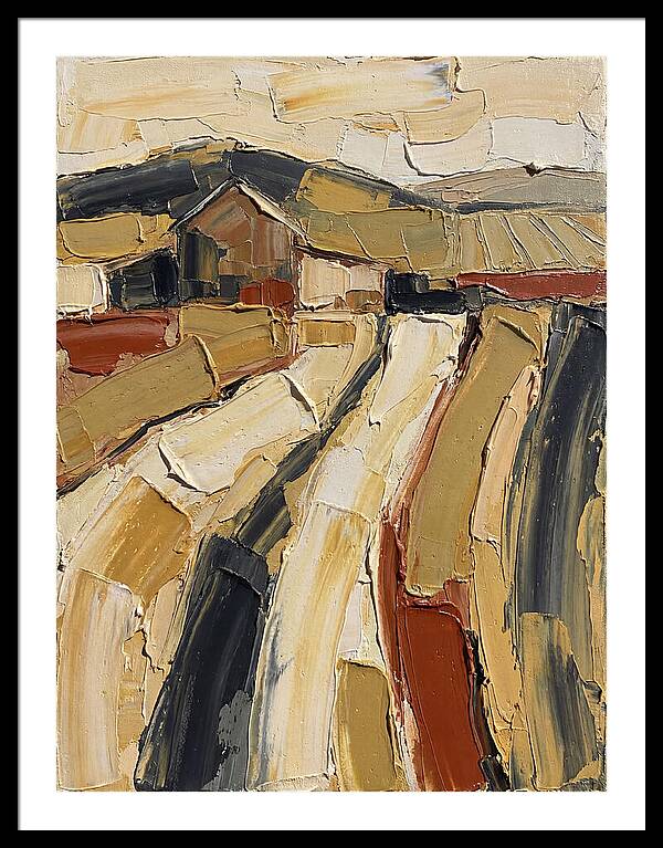Country Farmhouse Landscape