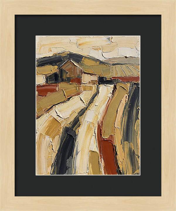 Country Farmhouse Landscape