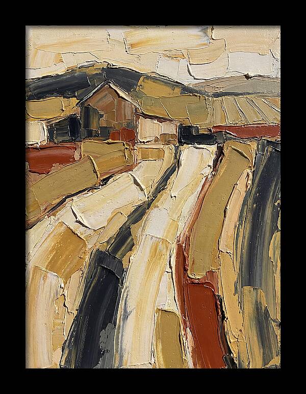 Country Farmhouse Landscape