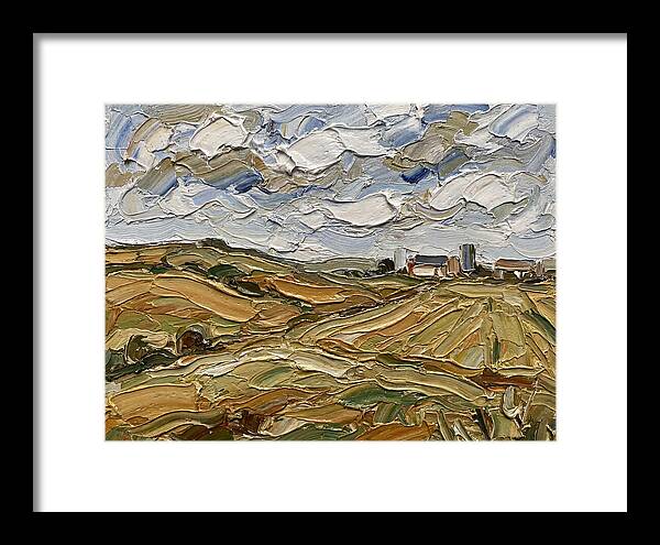 Countryside Serenity In Palette Knife