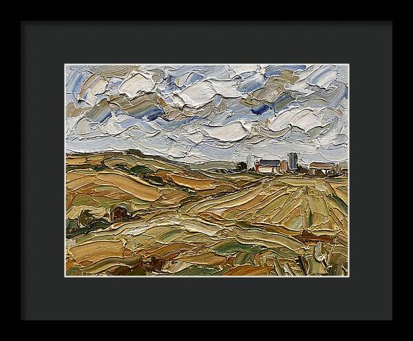 Countryside Serenity In Palette Knife