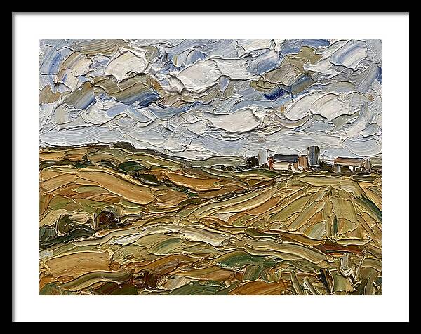 Countryside Serenity In Palette Knife