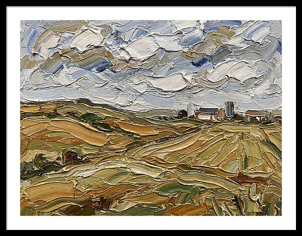 Countryside Serenity In Palette Knife