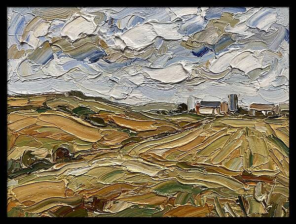 Countryside Serenity In Palette Knife