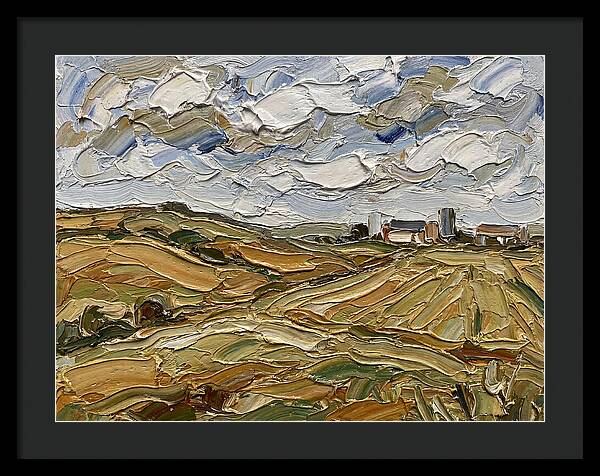 Countryside Serenity In Palette Knife
