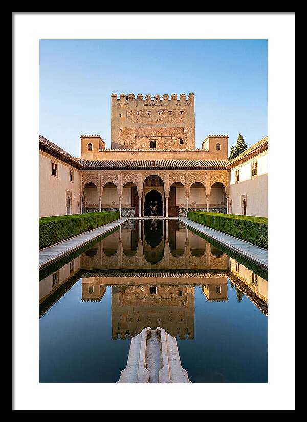Court Of The Myrtles Reflection