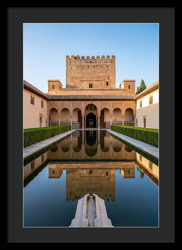 Court Of The Myrtles Reflection
