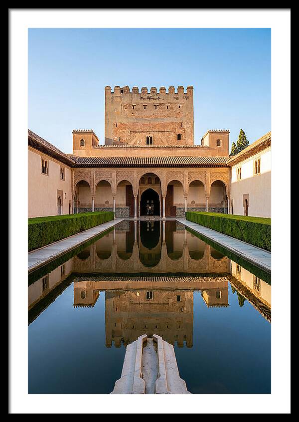 Court Of The Myrtles Reflection
