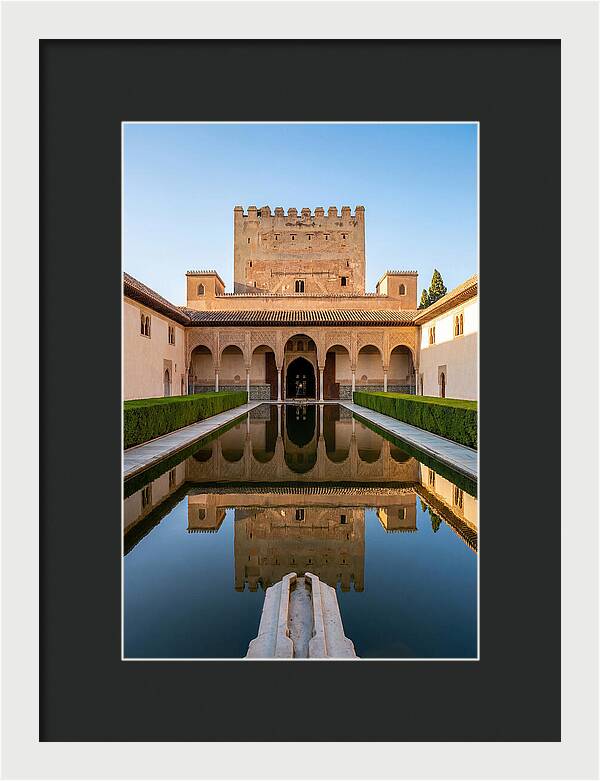 Court Of The Myrtles Reflection