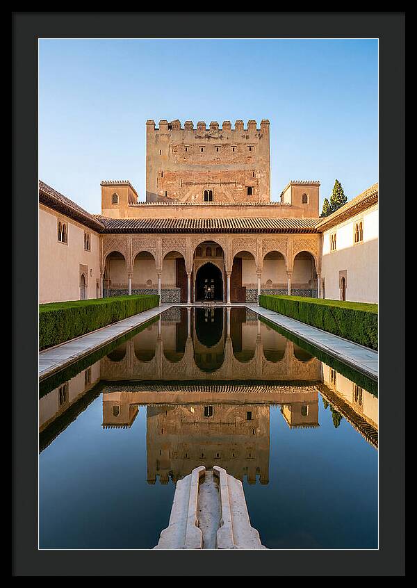 Court Of The Myrtles Reflection