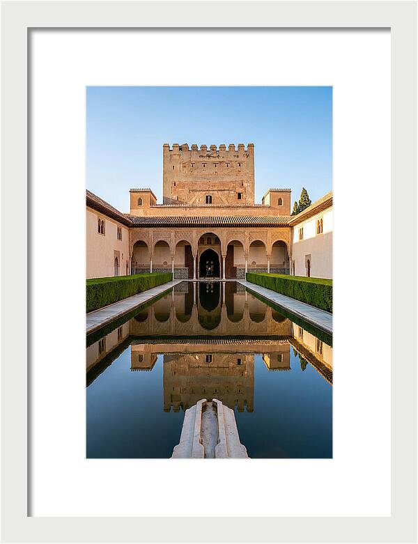 Court Of The Myrtles Reflection
