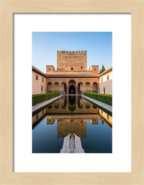 Court Of The Myrtles Reflection