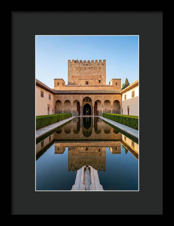 Court Of The Myrtles Reflection