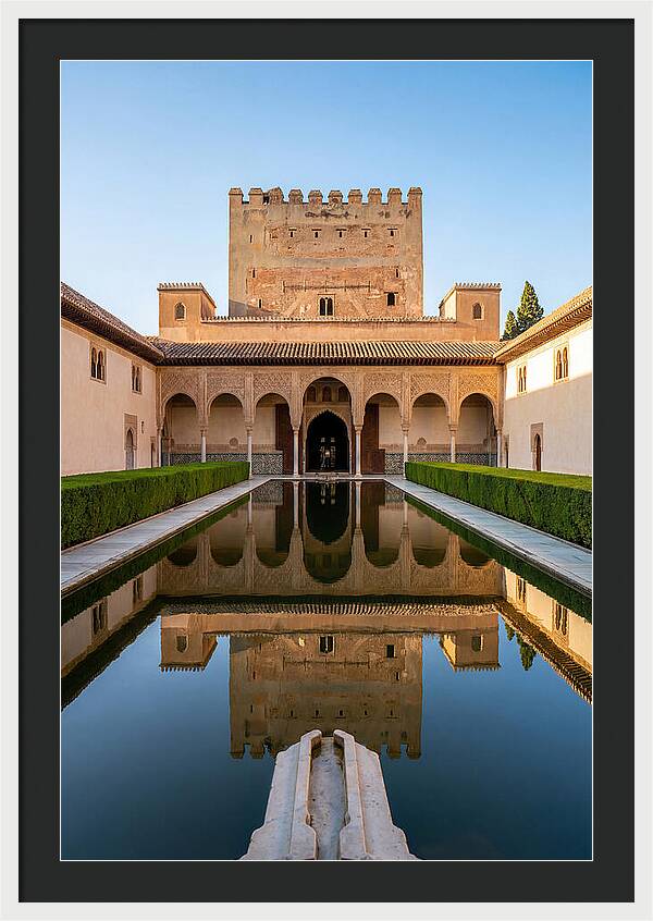Court Of The Myrtles Reflection