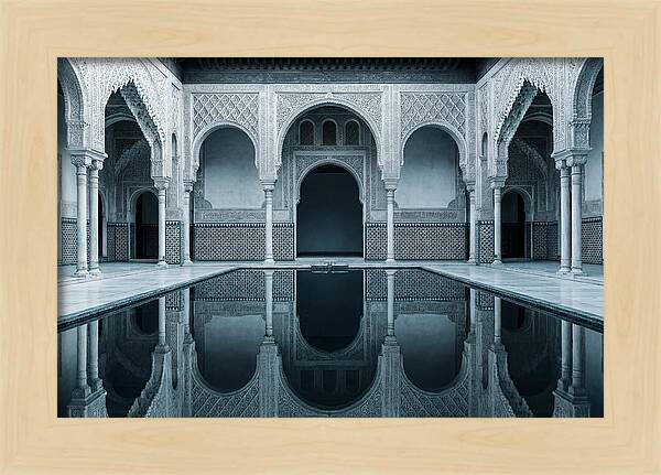 Court Of The Myrtles Reflection