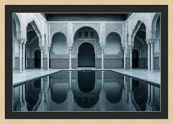 Court Of The Myrtles Reflection