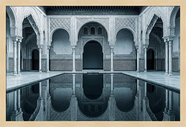 Court Of The Myrtles Reflection