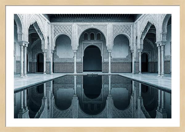 Court Of The Myrtles Reflection