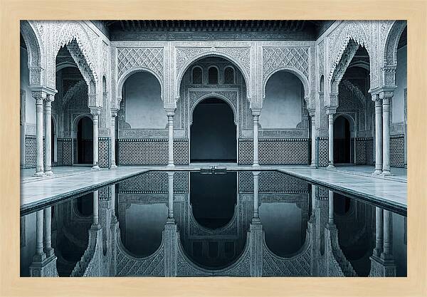 Court Of The Myrtles Reflection