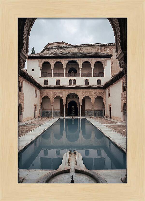 Court Of The Myrtles Reflections