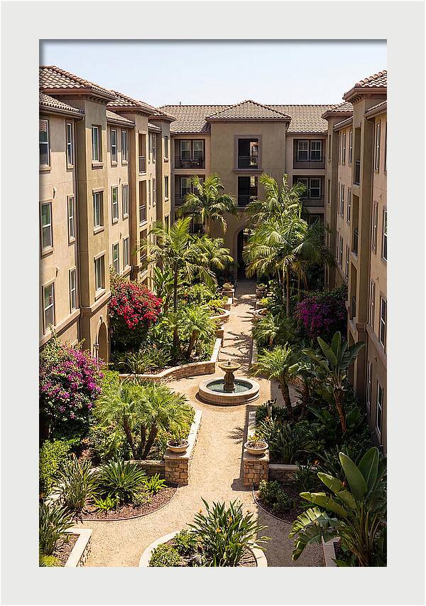 Courtyard Oasis In Urban Living