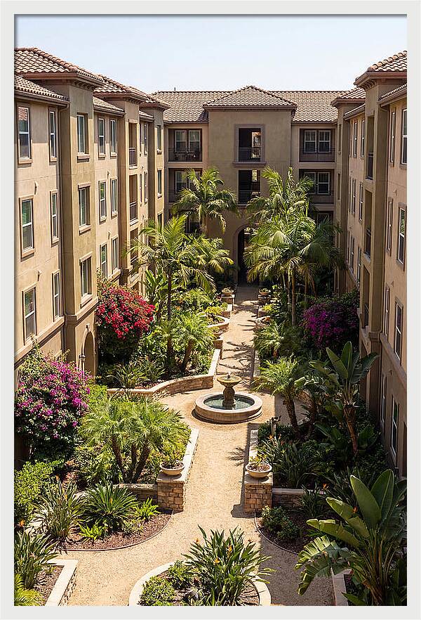 Courtyard Oasis In Urban Living