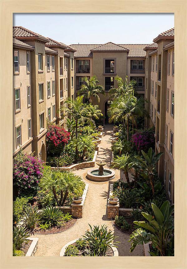 Courtyard Oasis In Urban Living