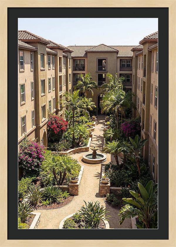 Courtyard Oasis In Urban Living