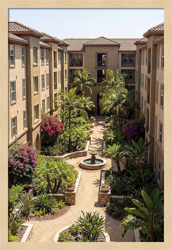 Courtyard Oasis In Urban Living