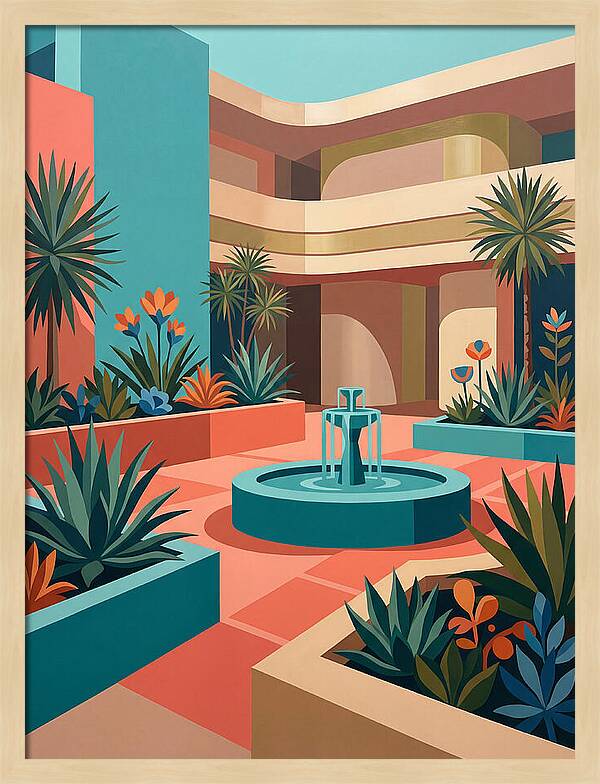 Courtyard Oasis Vibes