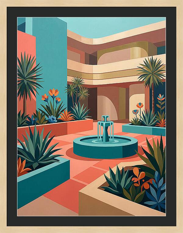 Courtyard Oasis Vibes