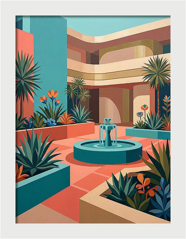 Courtyard Oasis Vibes