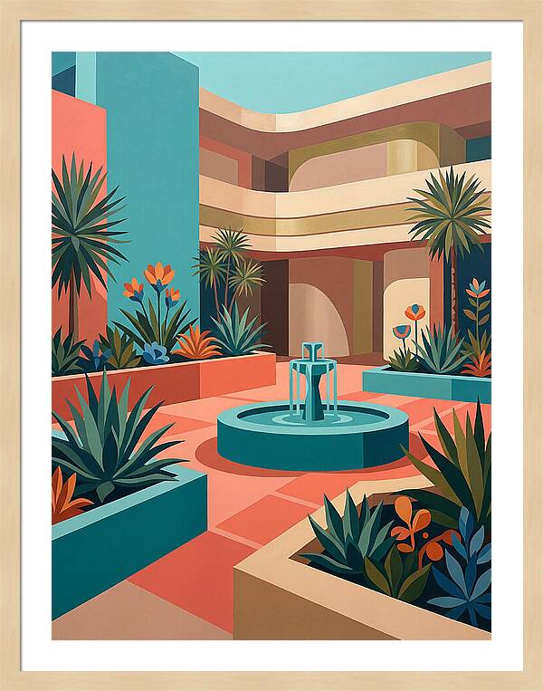 Courtyard Oasis Vibes